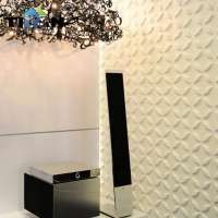 light weight 3d texture wallpaper colorful indoor 3d art decorative pvc wall panels