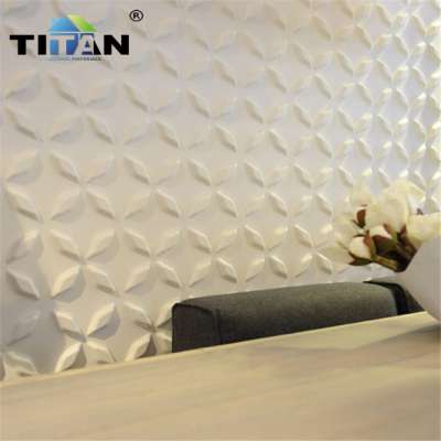 500mm*500mm fashion pvc wall panels 3d for home wall decoration